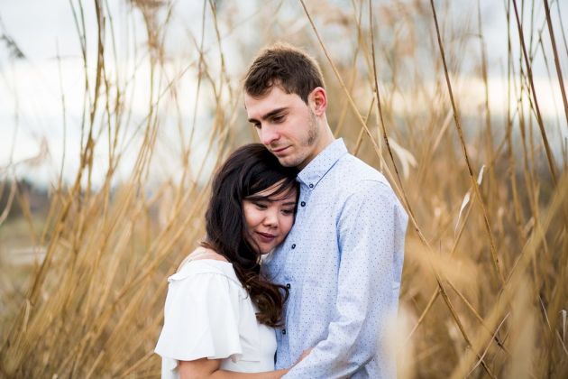 photographe Lauriane Pujo -  Couple engagement - séance photo pour faire-part à Altkirch