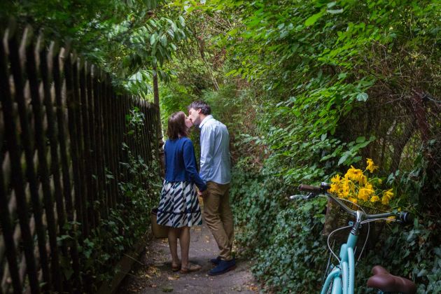 photographe Lauriane Pujo -  Couple engagement - Photo pour faire-part de mariage à Mulhouse
