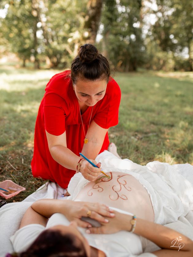 Reportage photo cérémonie de grossesse