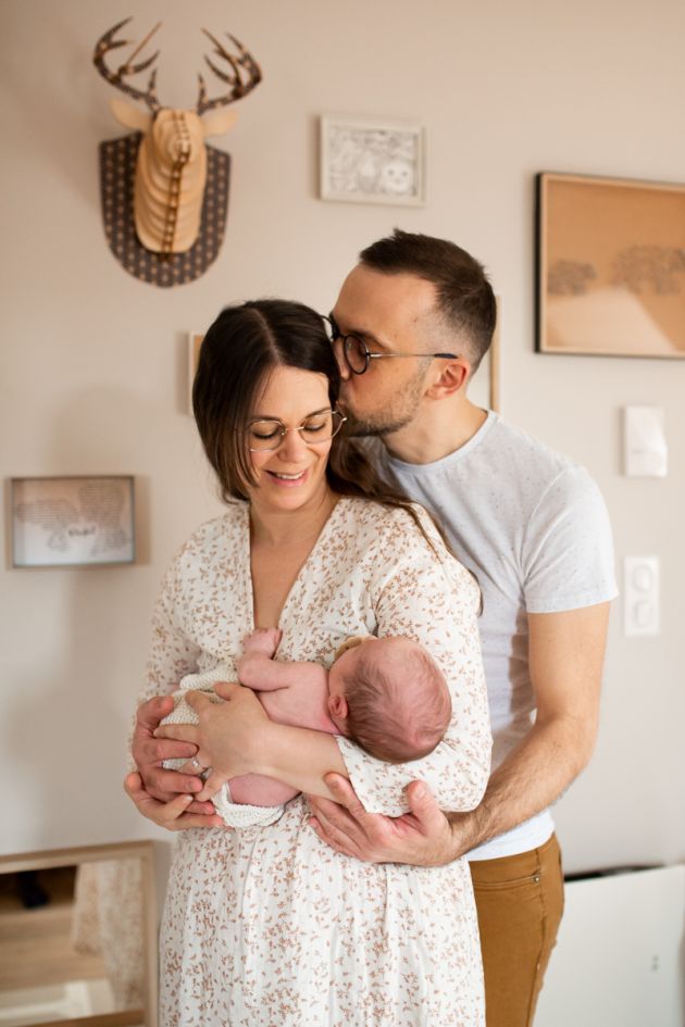 reportage photo naissance, séance bebe, parents bébé, Cernay, Haut-Rhin