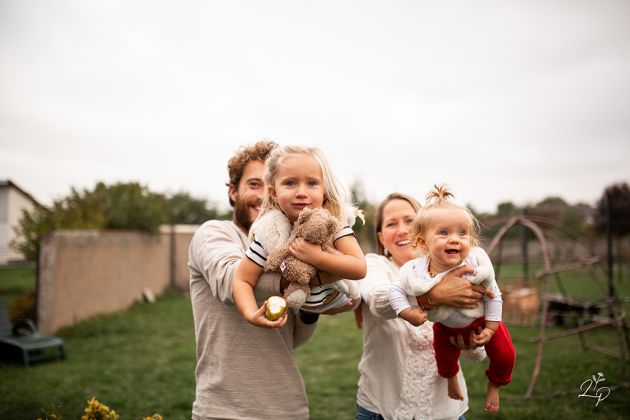 Séance photo famille, naissance à domicile