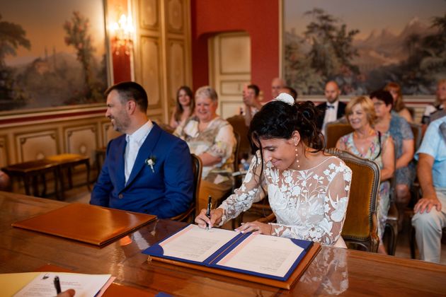 photographe Lauriane Pujo -  reportage photo de mariage civil à Rixheim