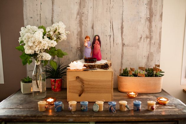 reportage photo blessingway, rituel, cérémonie, grossesse