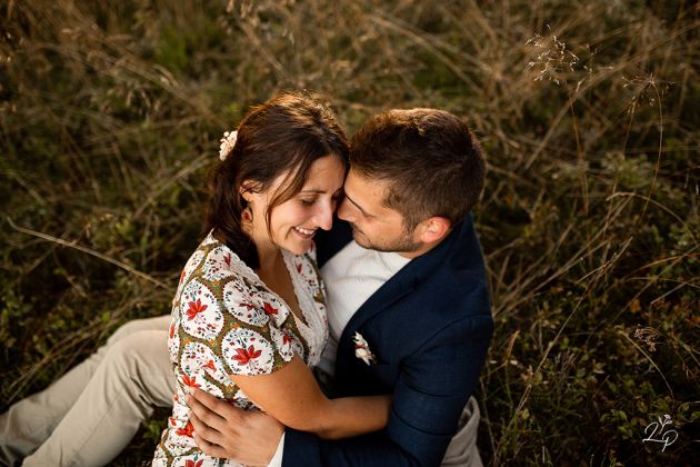 photographe Lauriane Pujo -  Couple engagement - séance photo dans les Vosges