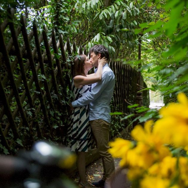 photographe Lauriane Pujo - Couple séance d'engagement au Rebberg à Mulhouse