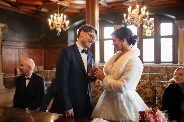 photographe Lauriane Pujo -  Shooting photo mariage à Mulhouse - Cérémonie civile de mariage