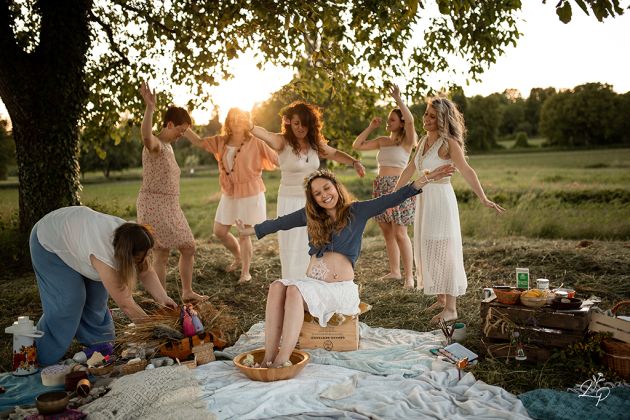 Cercle de femmes, blessingway, rituel de grossesse