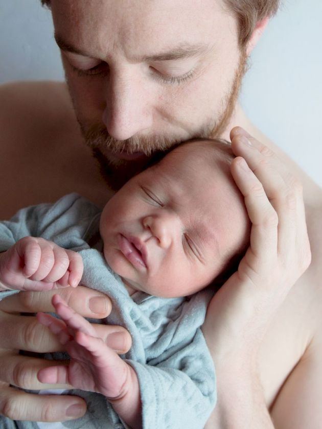 Portrait papa bébé, Mulhouse